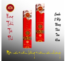 Combo 2 Hộp Nhang Khai Tâm 40 Cm